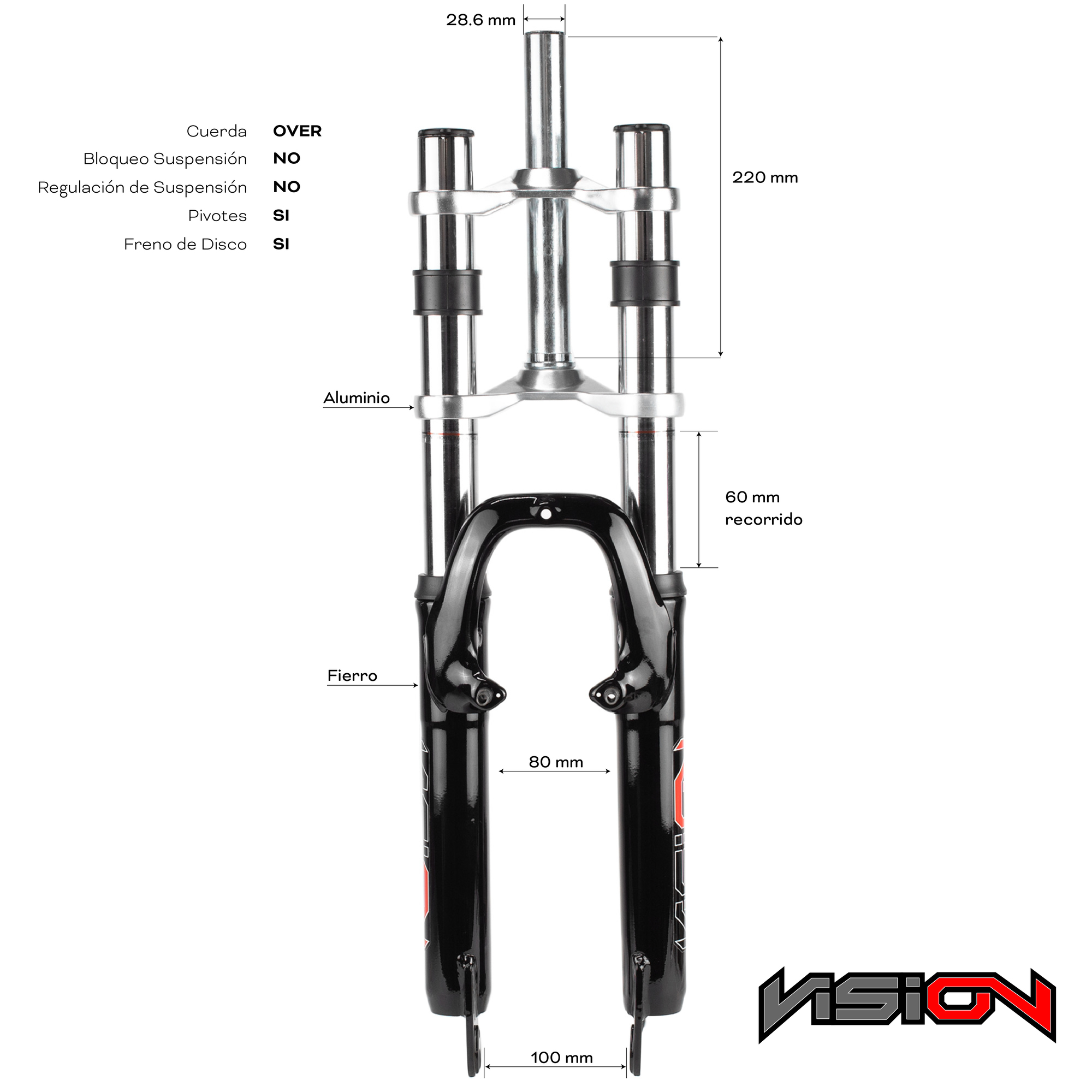 Suspension vision para discount bicicleta