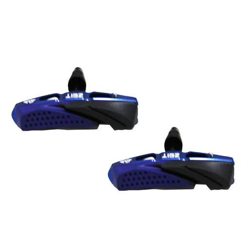 Ciclometa Detalles Zapatas de freno para bicicleta V-Brake con tornillo  allen 70mm azul/negro S Shine