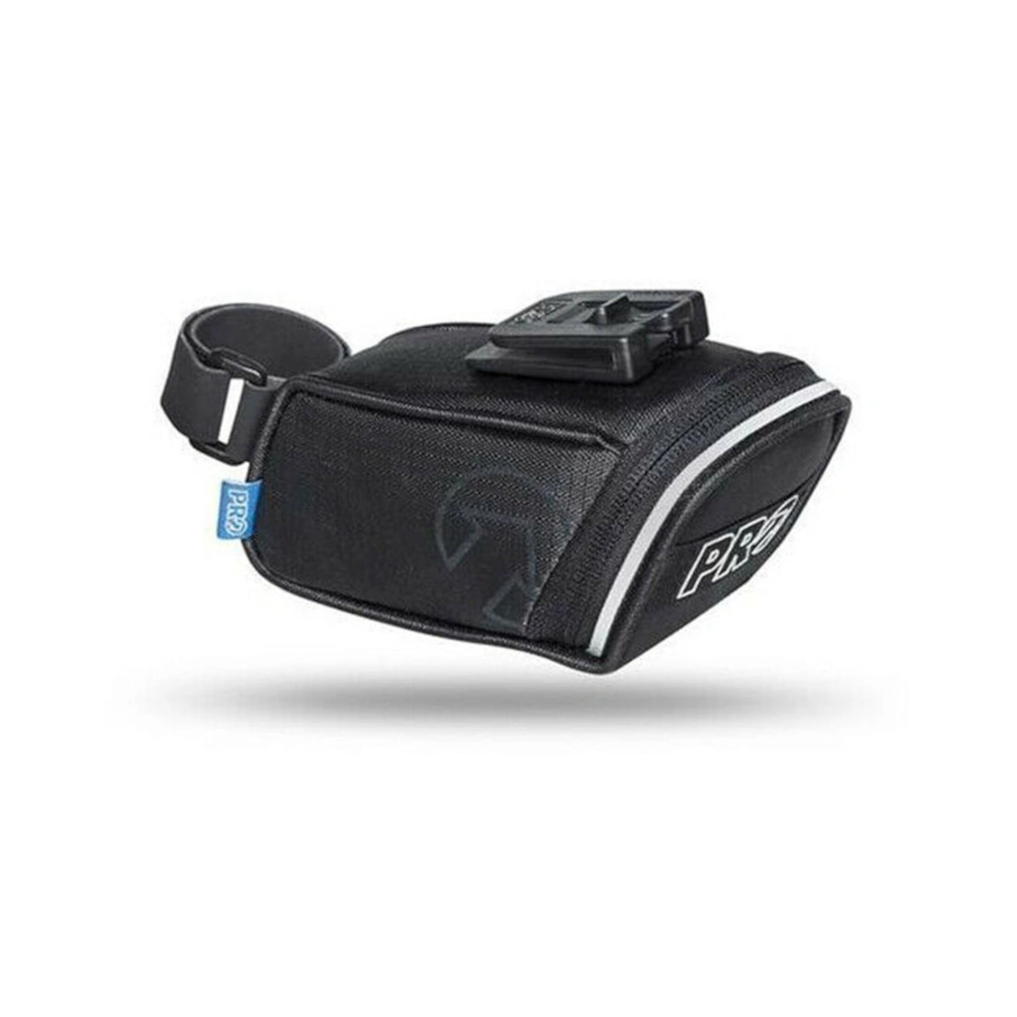 Ciclometa Detalles Bolsa porta herramienta para bicicleta mediana negra PVC  con vinil (25cm x 25 cm)