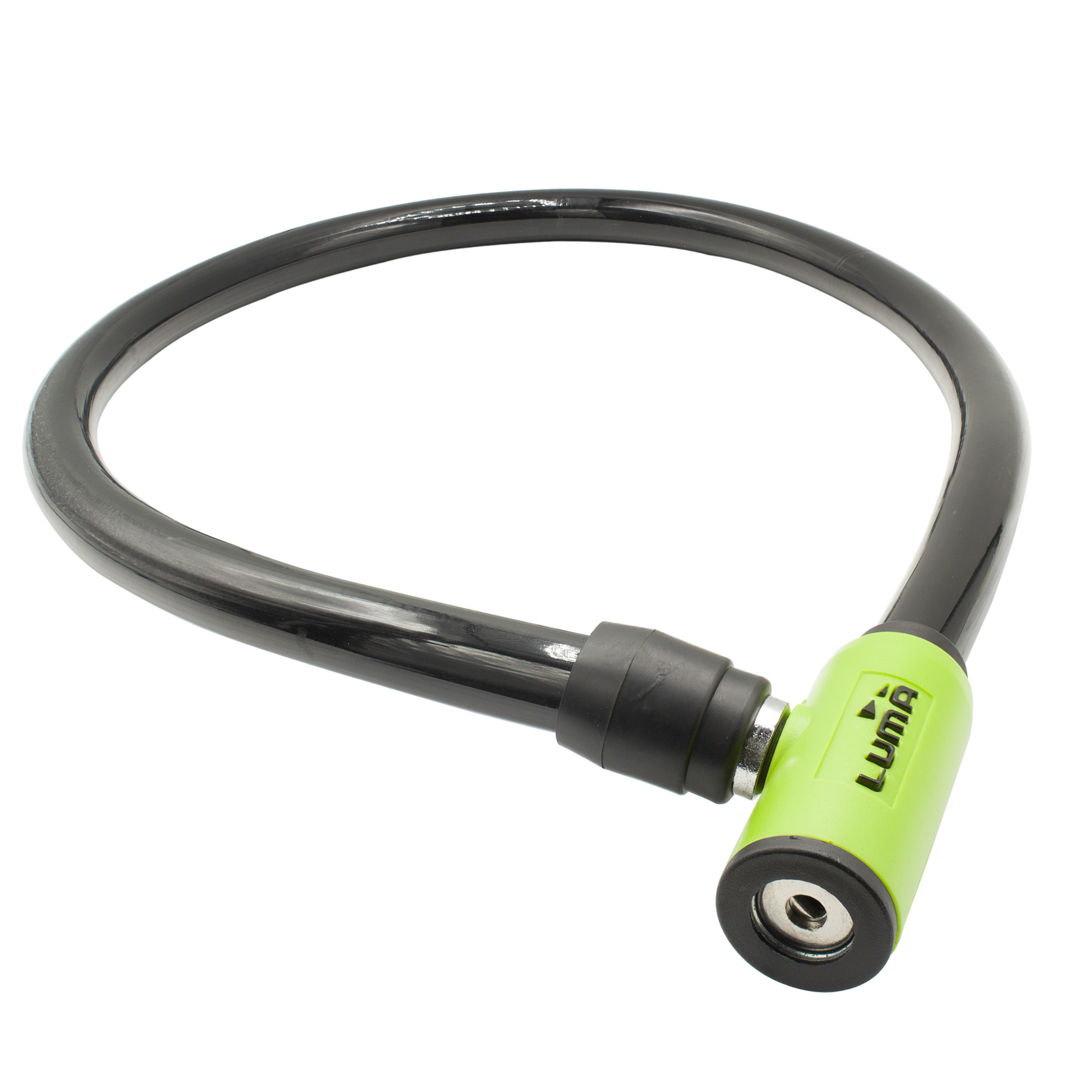 Ciclometa Detalles Candado de cable para bicicleta L:100cm G:20mm S:4/10  No. 7337 cable verde Luma