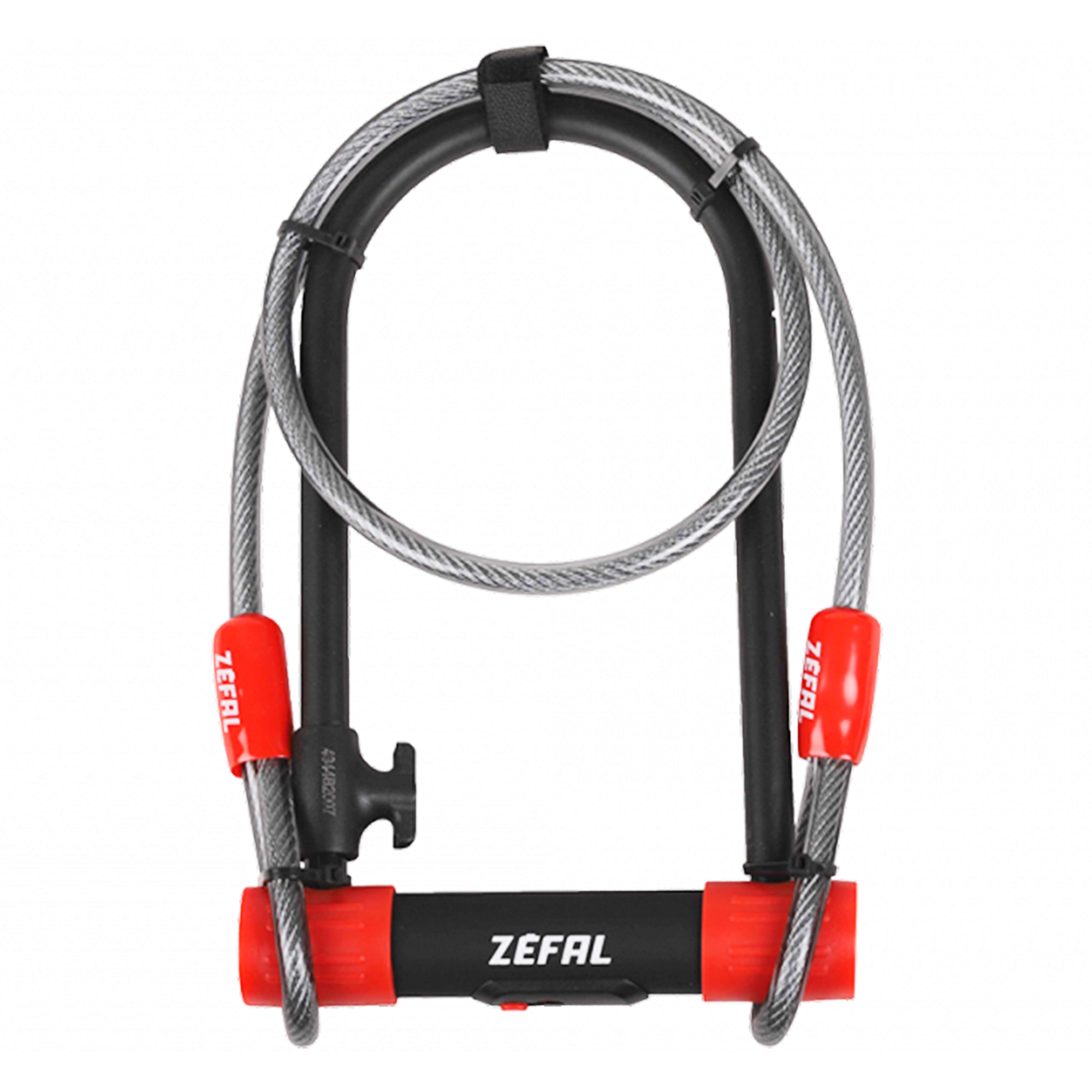 Ciclometa Detalles Candado para bicicleta y ruedas y asiento grosor:13  largo:230mm k-traz con cable Zefal