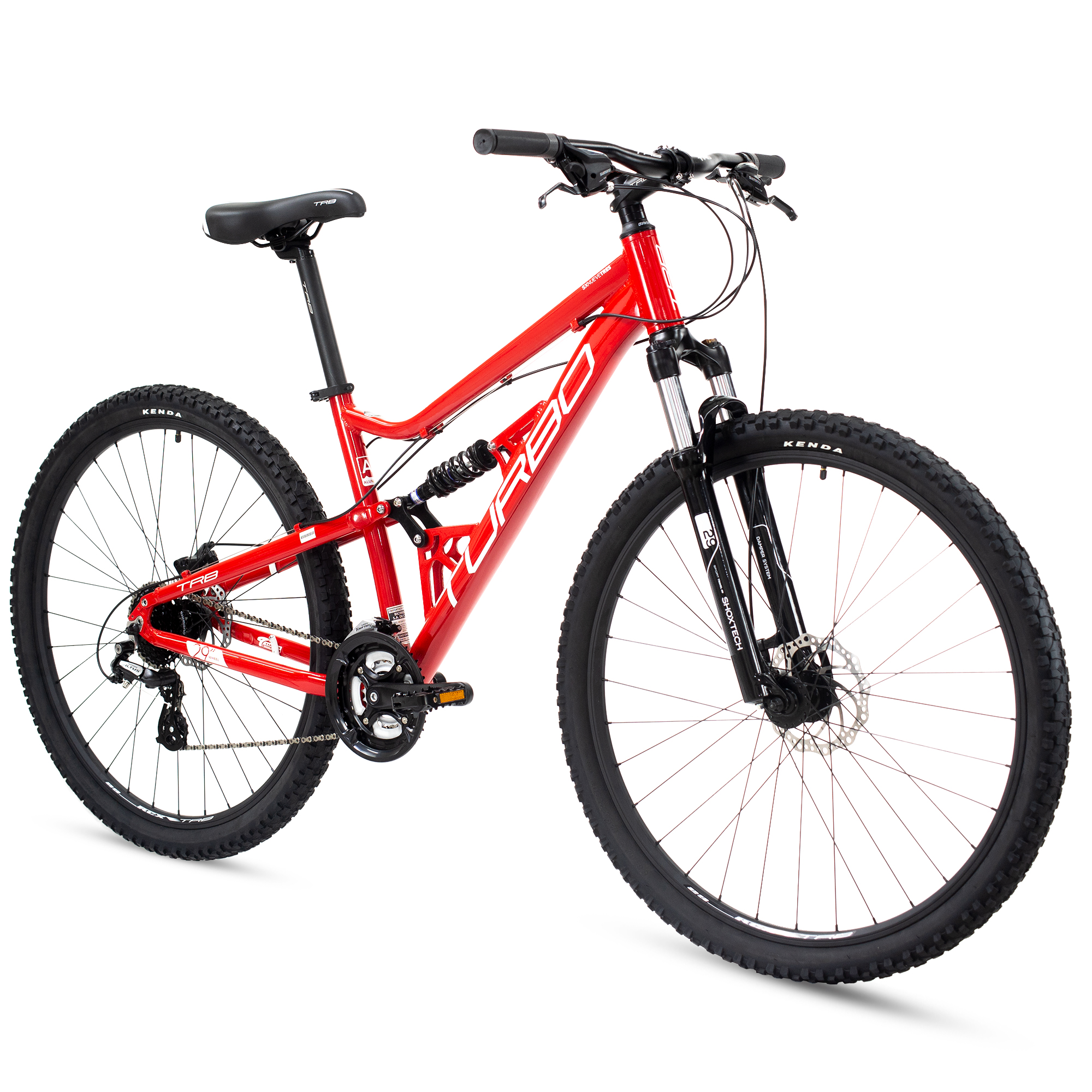 Ciclometa Detalles Bicicleta R 29 Montaña SX 9.3 24 Velocidades Doble  Suspension rojo Turbo