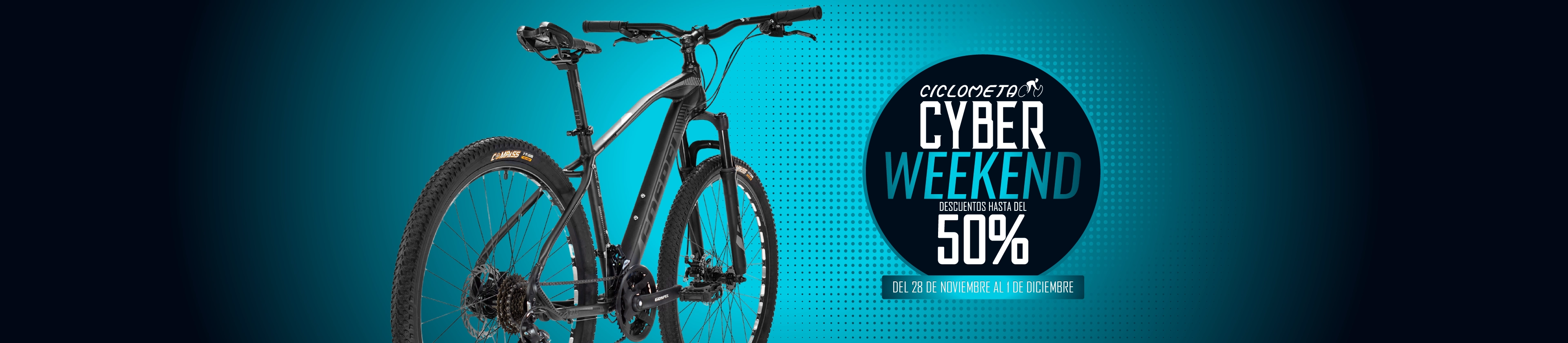 CYBER WEEKEND EN BICICLETAS