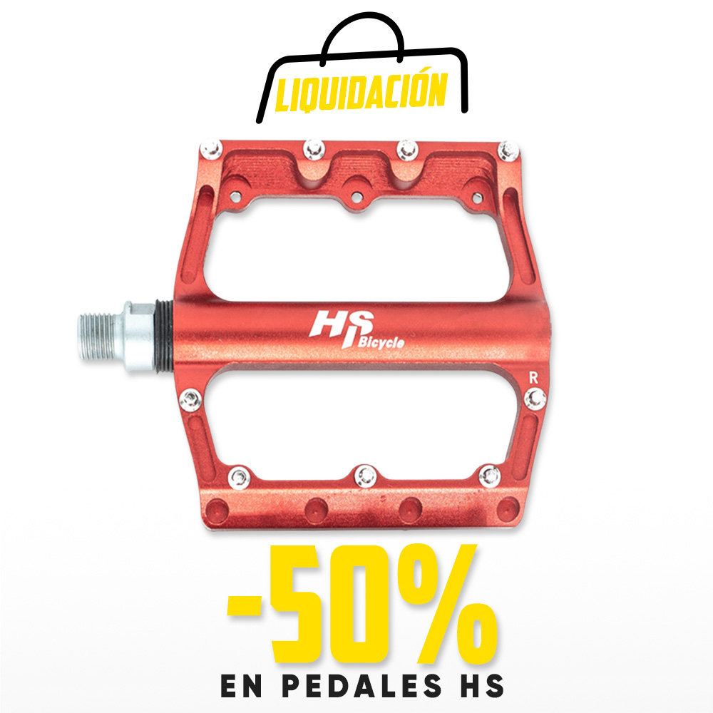 PEDALES  CON 50% DE DESCUENTO