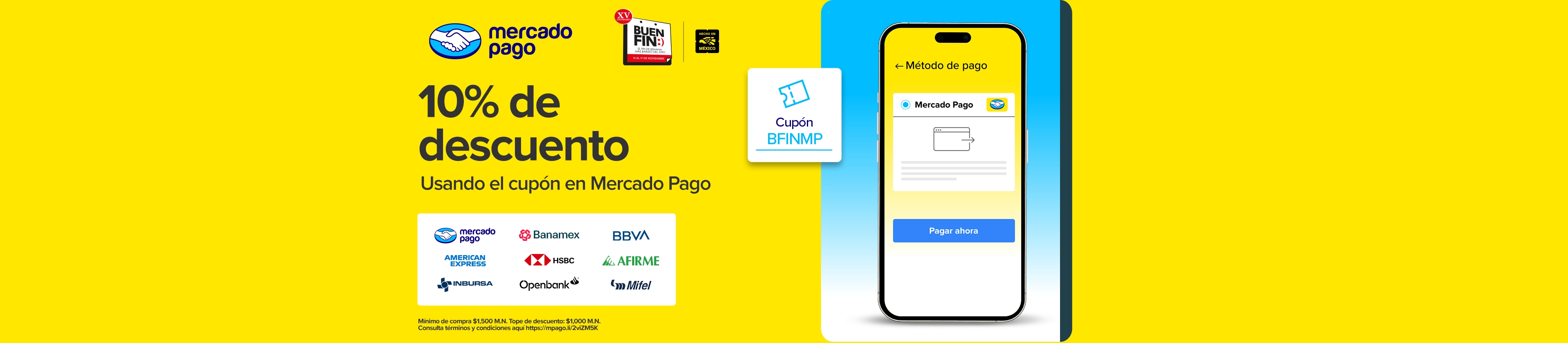 CUPÓN MERCADO PAGO