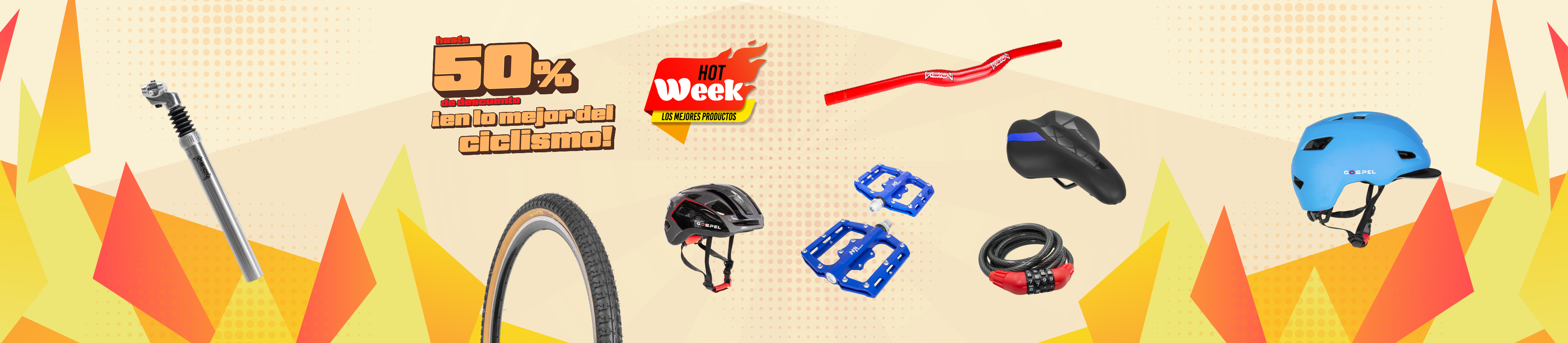 El HOTWEEK llegó con todo a Ciclometa: hasta 50% de descuento en lo mejor del ciclismo